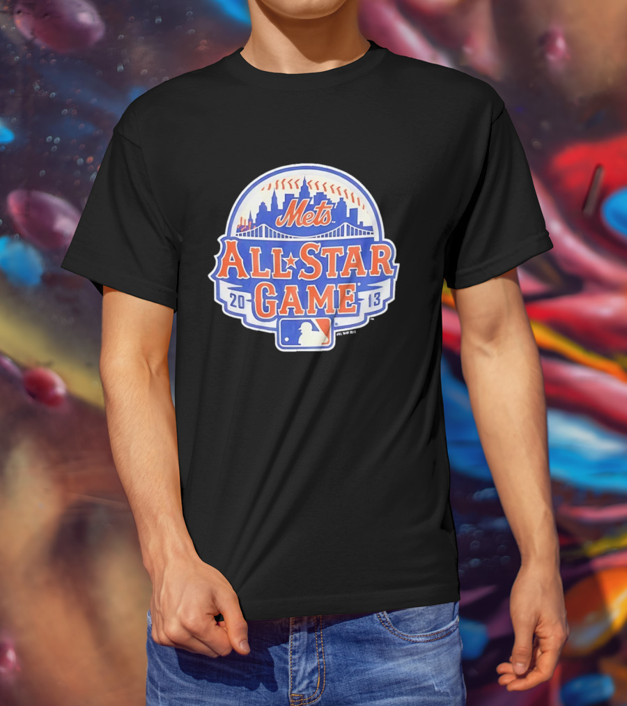New York Mets 2013 All Star Game Skyline Baseball T-Shirt