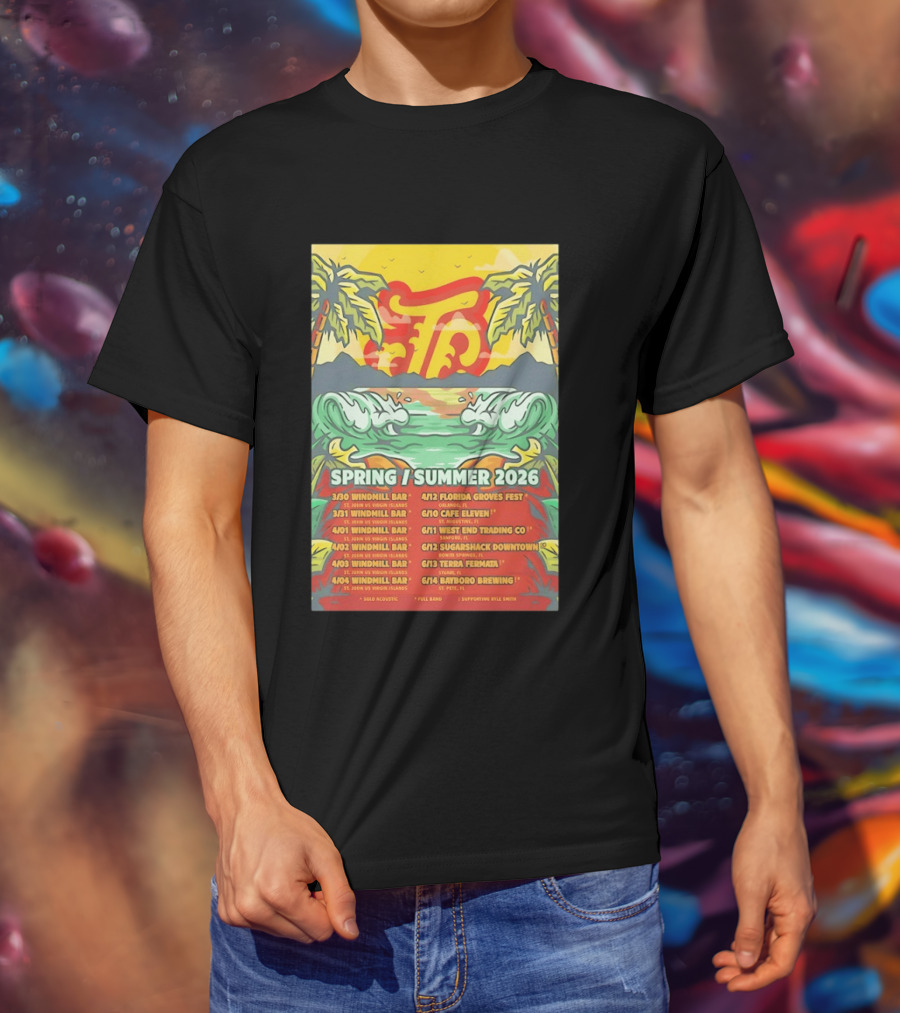 Joey Calderaio Spring Summer 2026 Tour Dates And Locations T-Shirt