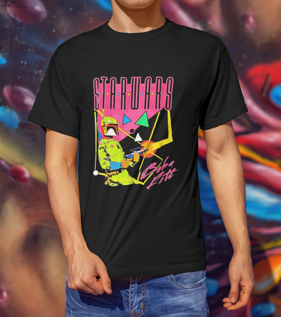 Star Wars Boba Fett Neon T-Shirt