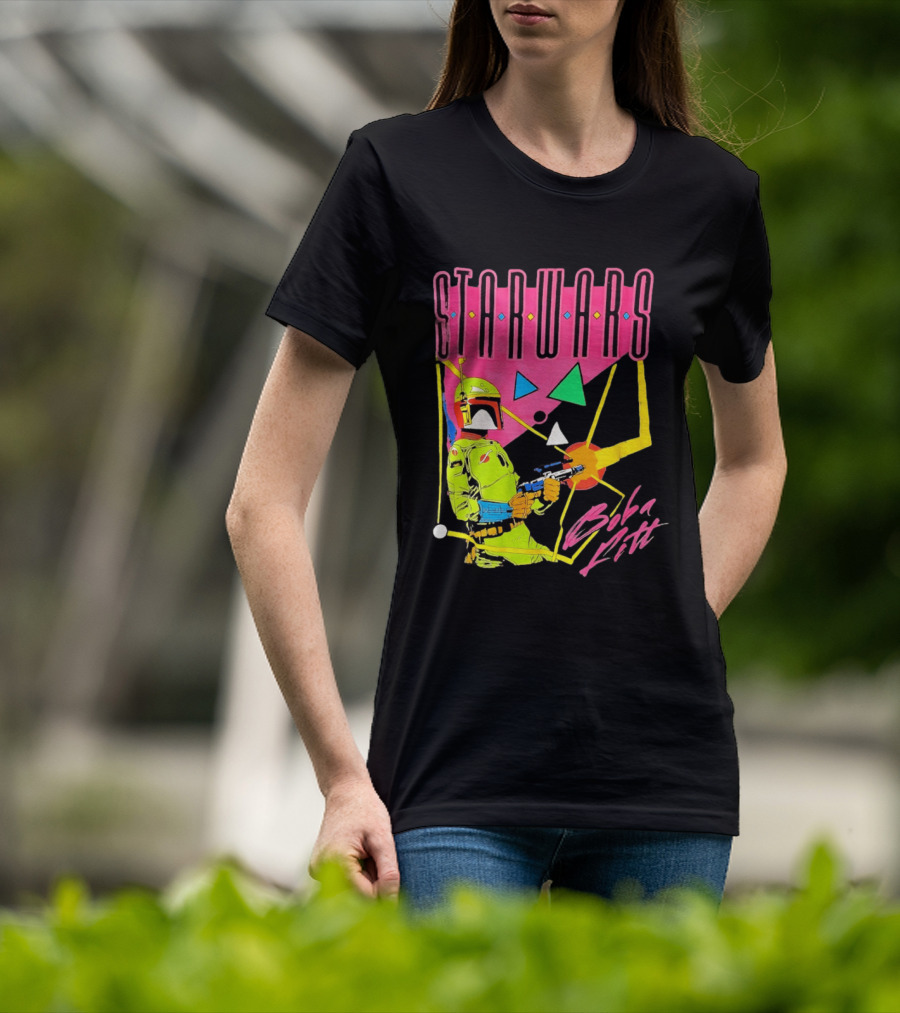 Star Wars Boba Fett Neon T-Shirt
