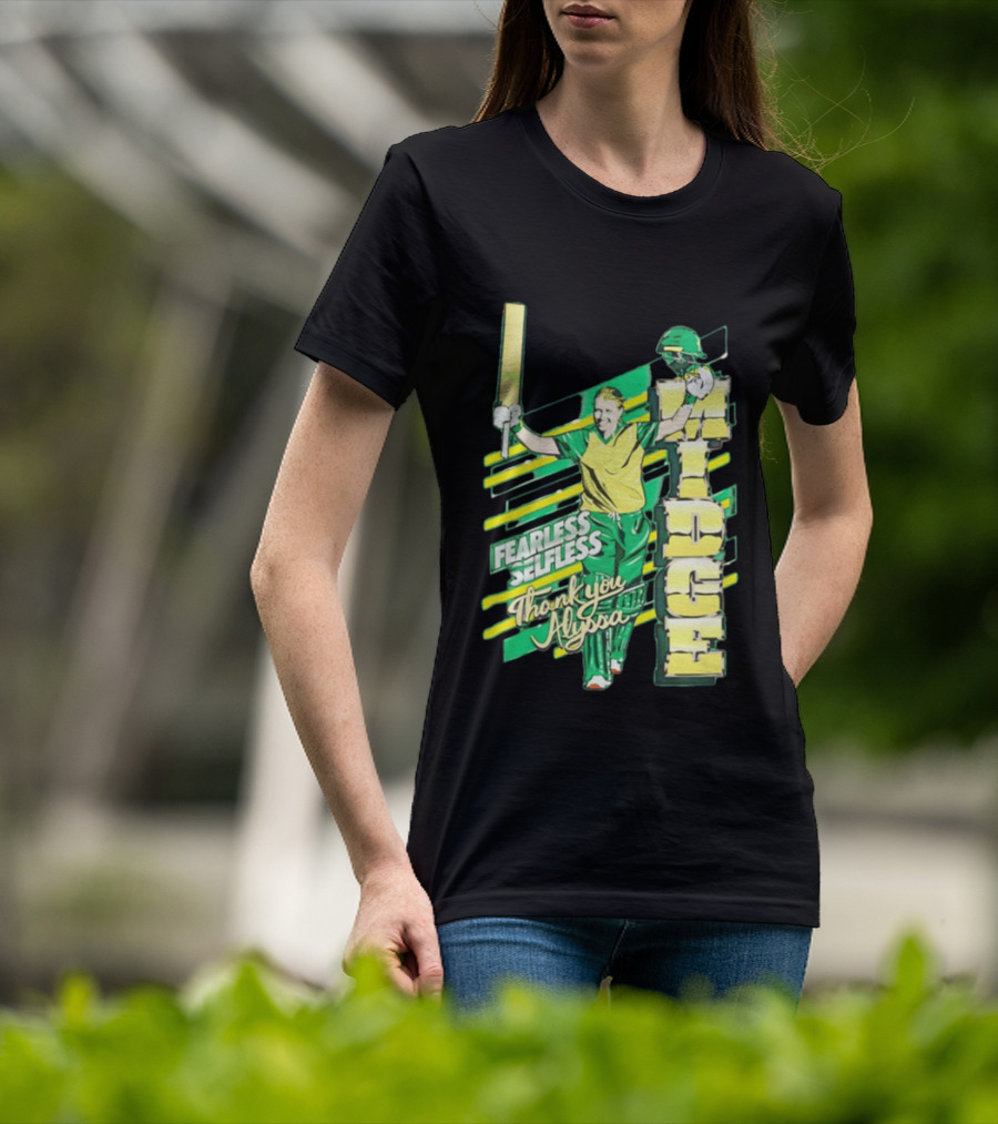Fearless Selfless Thank You Alyssa Cricket Midge T-Shirt