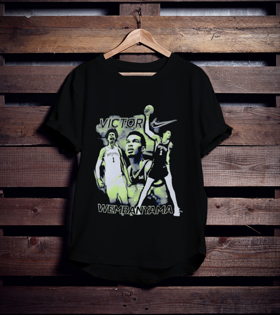 Victor Wembanyama San Antonio Spurs Nike Basketball T-Shirt