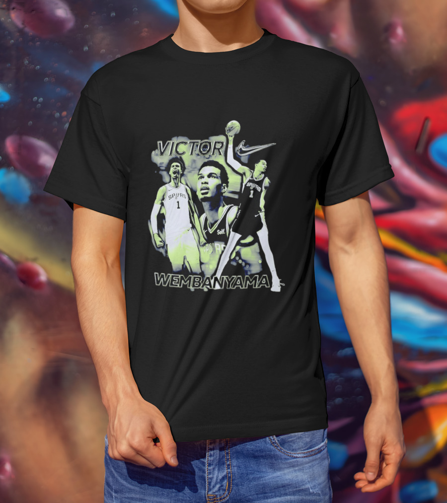Victor Wembanyama San Antonio Spurs Nike Basketball T-Shirt