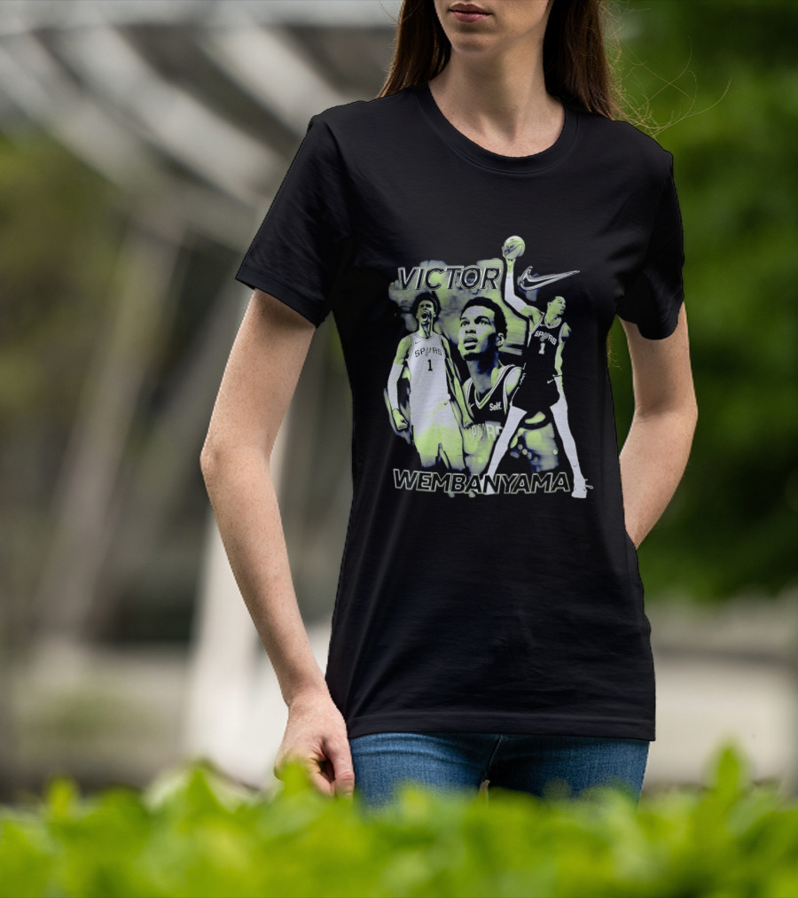 Victor Wembanyama San Antonio Spurs Nike Basketball T-Shirt