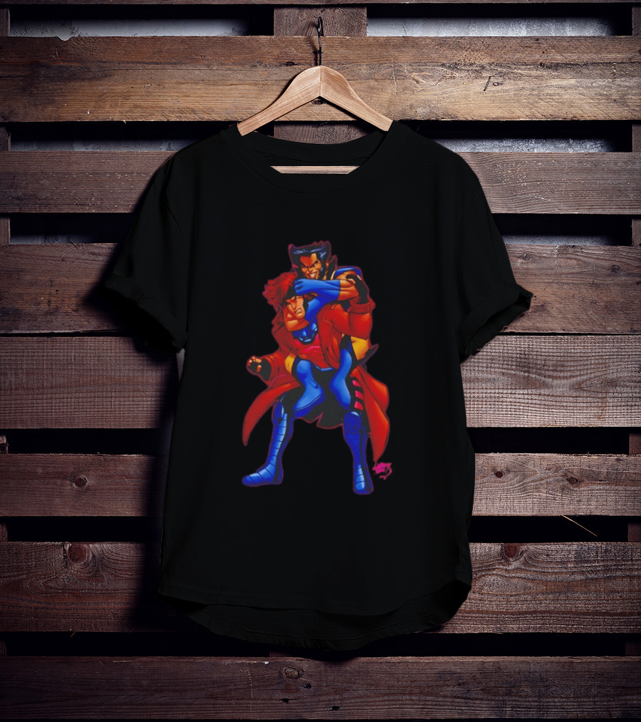 Gambit Remy LeBeau Wolverine Logan X Men Marvel Heroes T-Shirt