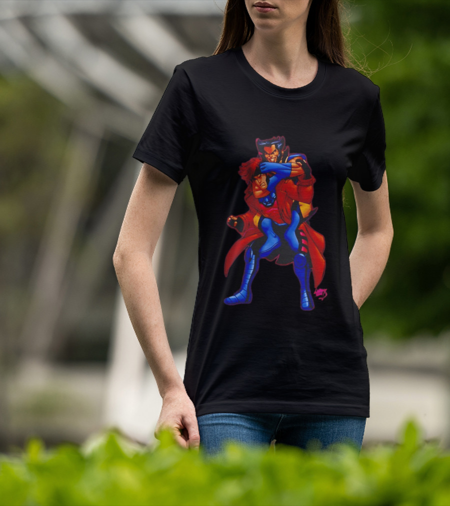 Gambit Remy LeBeau Wolverine Logan X Men Marvel Heroes T-Shirt