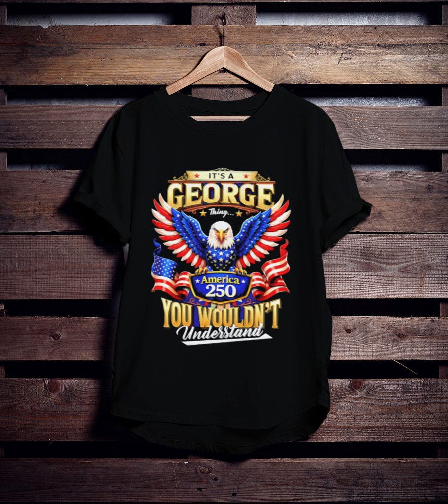 George America 250th Anniversary Bald Eagle You Wouldn't Understand T-Shirt