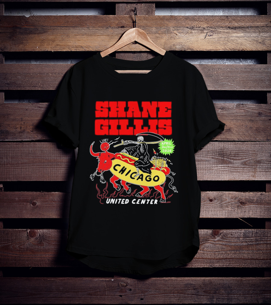 Shane Gillis Chicago April 3 4 2026 United Center T-Shirt