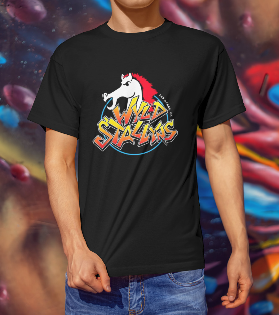 Wyld Stallyns Horse Emblem San Dimas CA T-Shirt