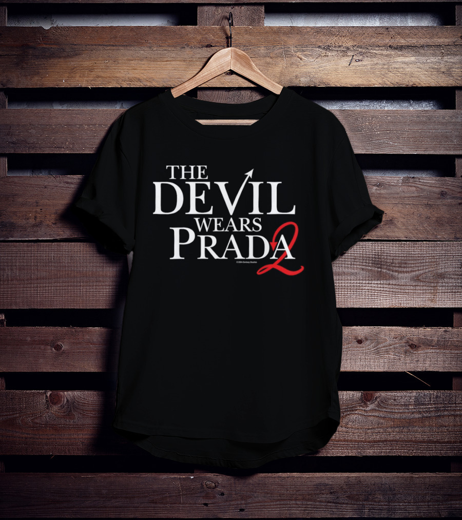 The Devil Wears Prada 2 Bold Red Number Arrow Concept T-Shirt