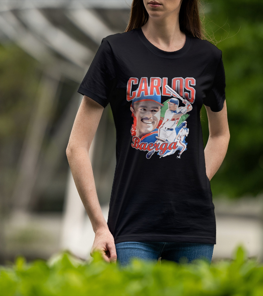 Carlos Baerga Cleveland Indians Baseball Player Print T-Shirt