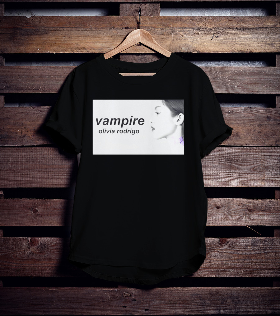 Vampire Olivia Rodrigo Pop Rock Side Profile T-Shirt