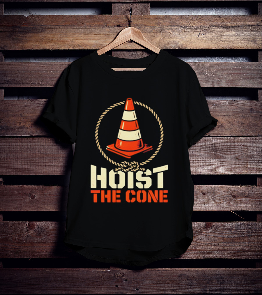 Pittsburgh Pirates Hoist The Cone Rope Traffic Cone T-Shirt