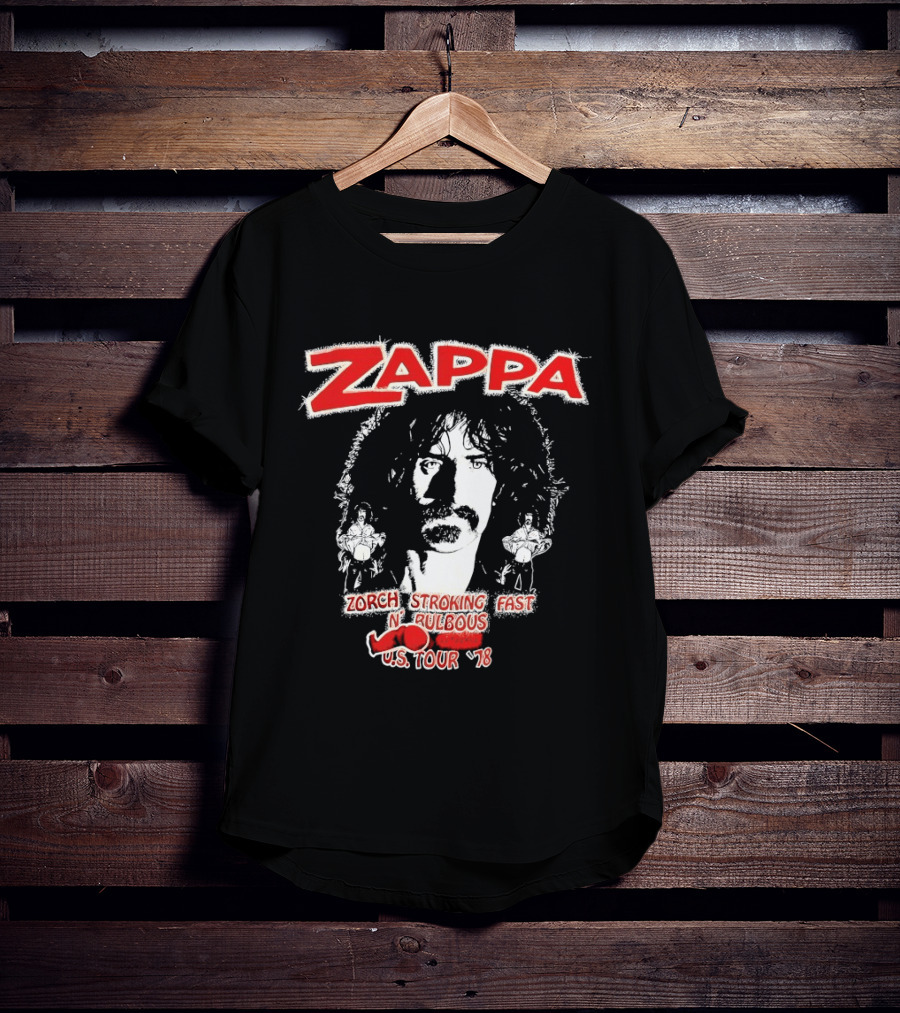 Zappa Zorch Stroking Fast N' Bulbous US Tour 78 T-Shirt