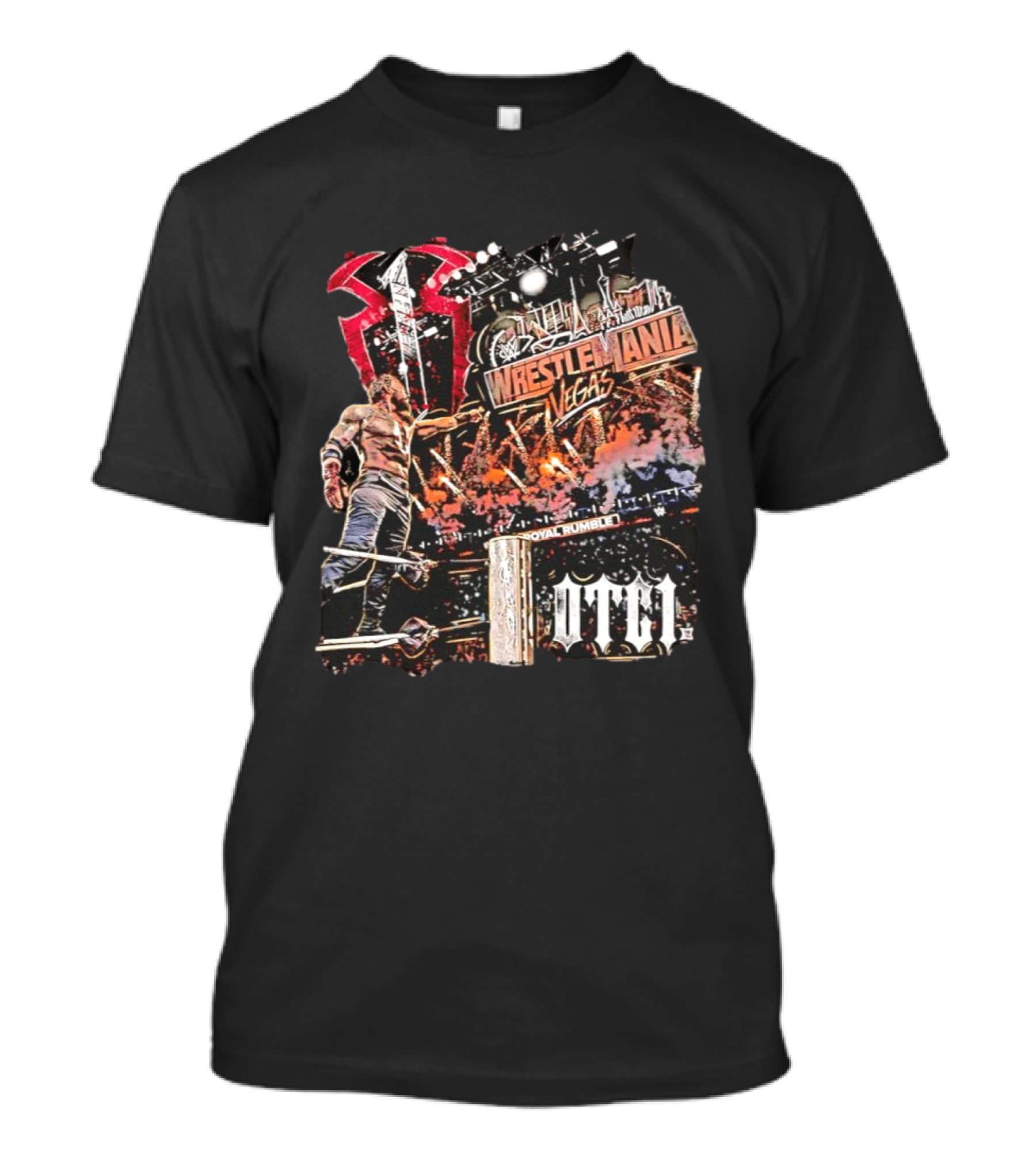 Roman Reigns WWE WrestleMania Vegas Royal Rumble UCE T-Shirt