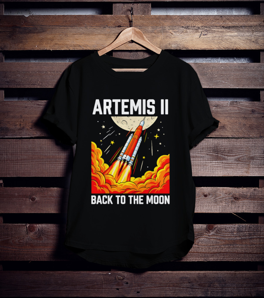 Artemis II Moon Mission Rocket Launch Back To The Moon T-Shirt