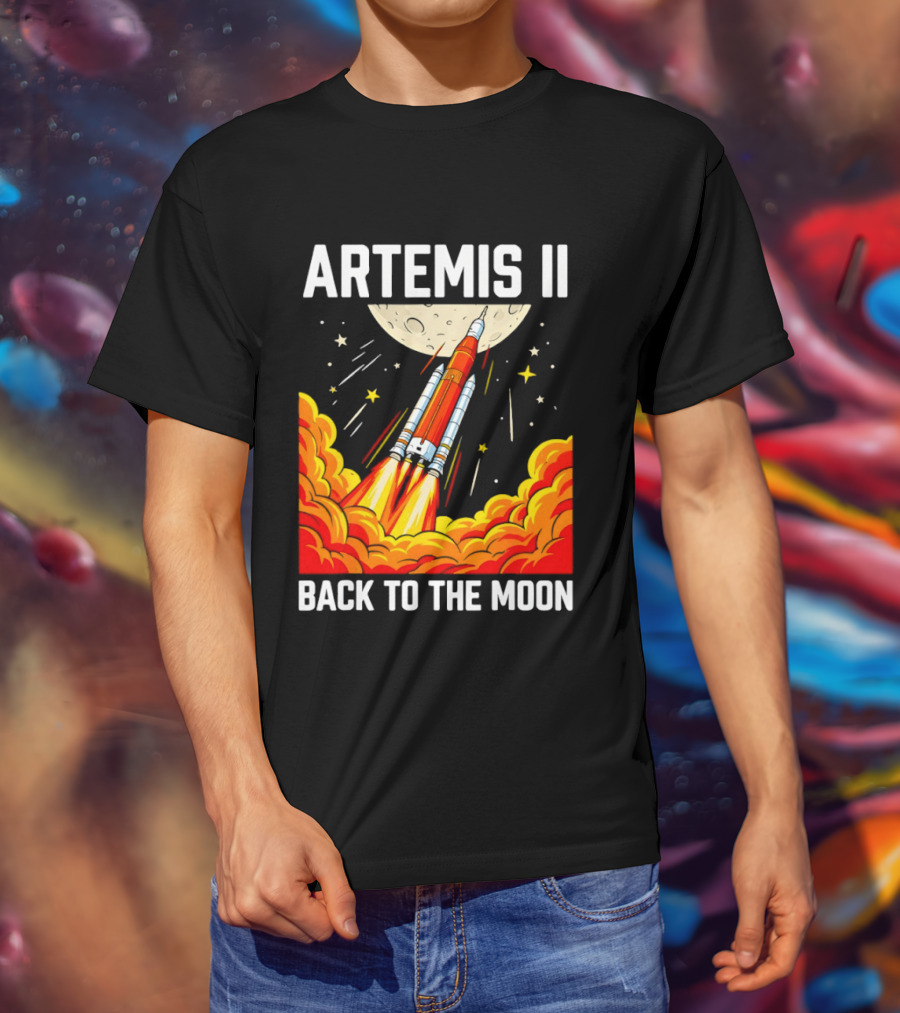 Artemis II Moon Mission Rocket Launch Back To The Moon T-Shirt