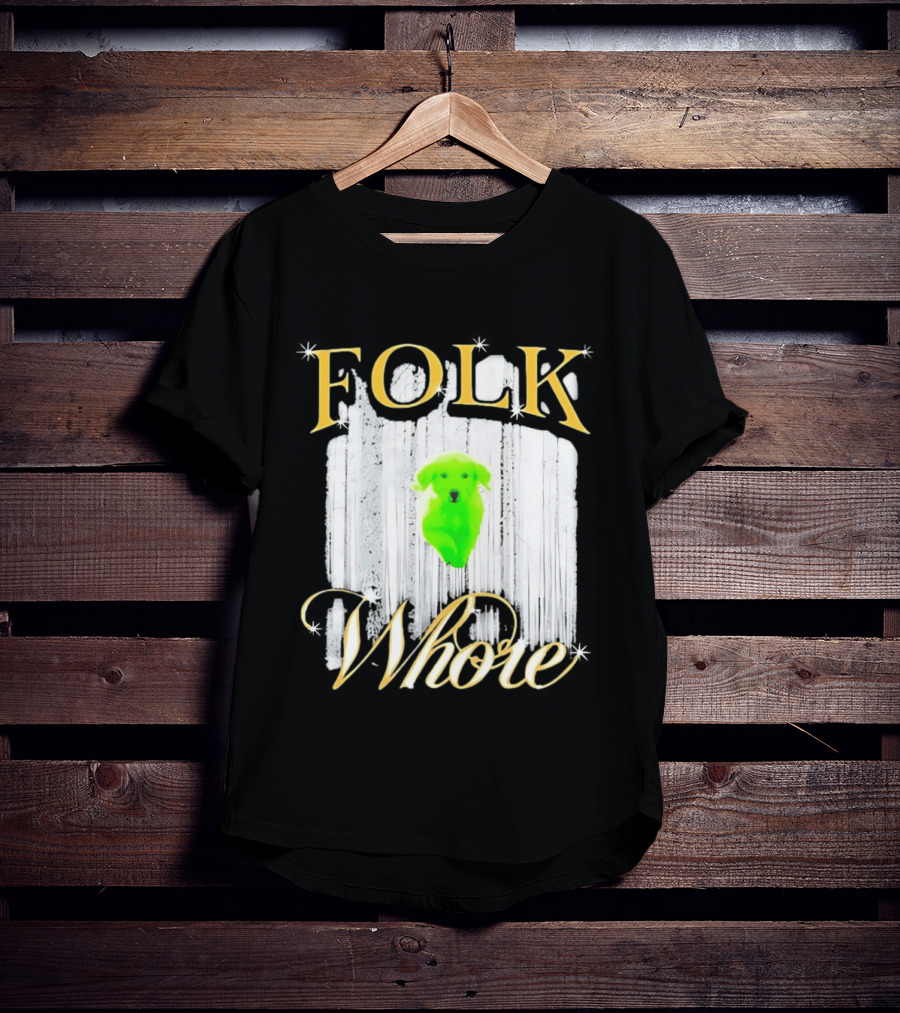 Green Dog Folk Whore T-Shirt
