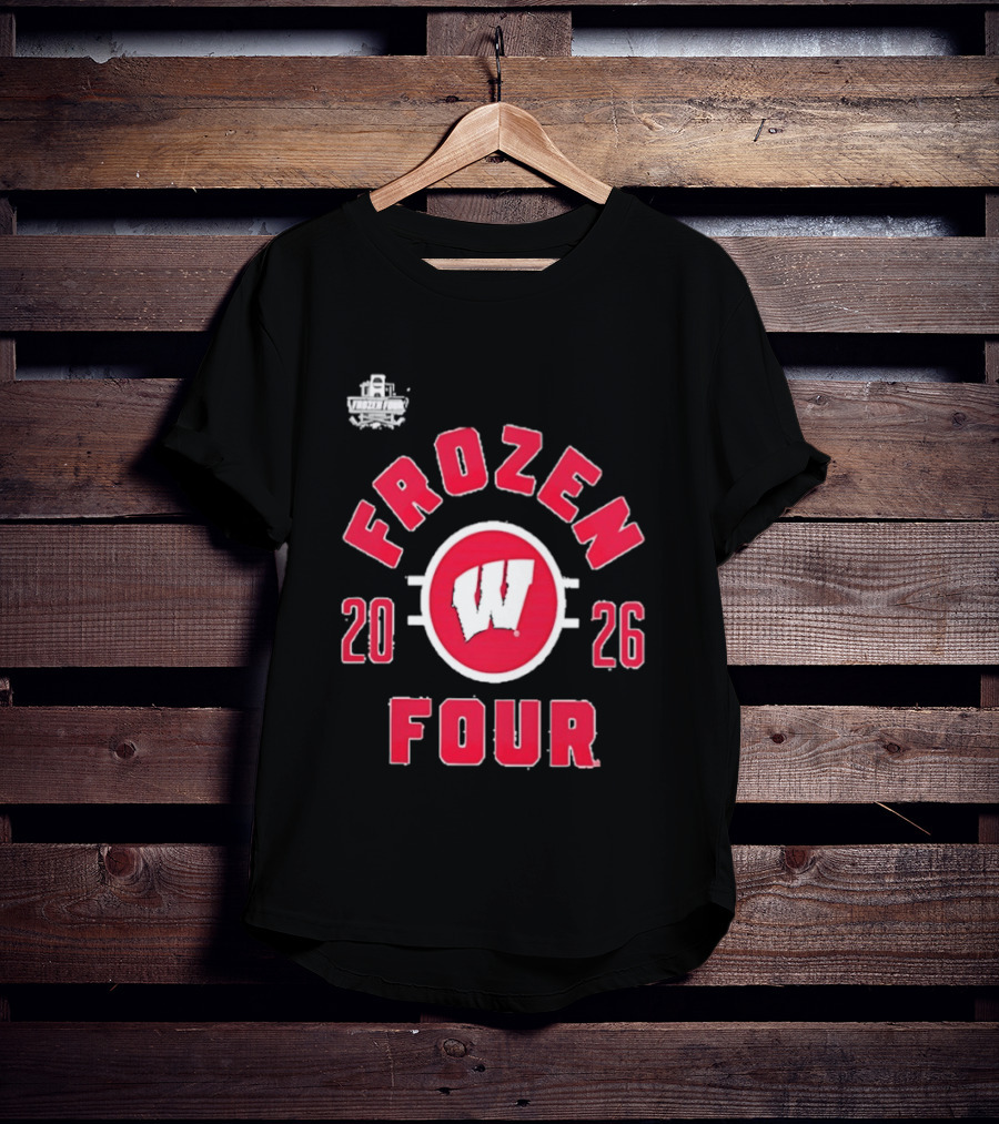 Wisconsin Badgers 2026 Frozen Four NCAA Men's Hockey Championship T-Shirt