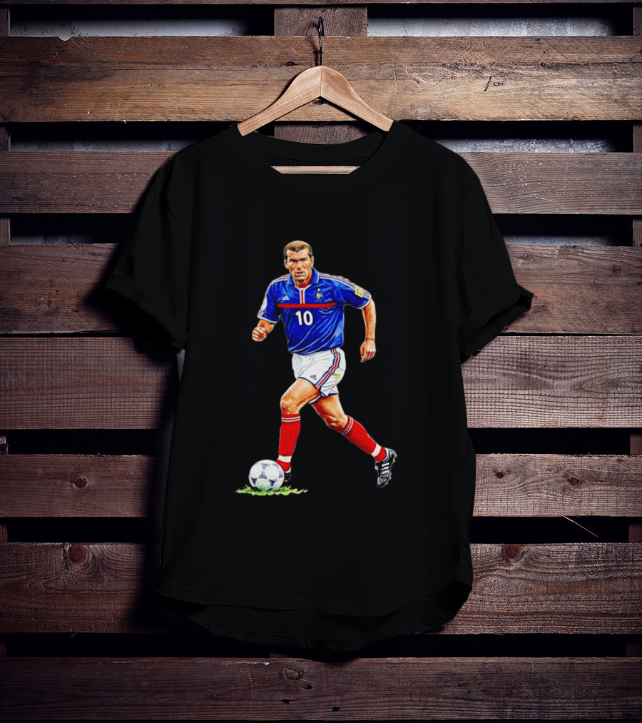 Zinédine Zidane France Football Number 10 World Cup 1998 T-Shirt