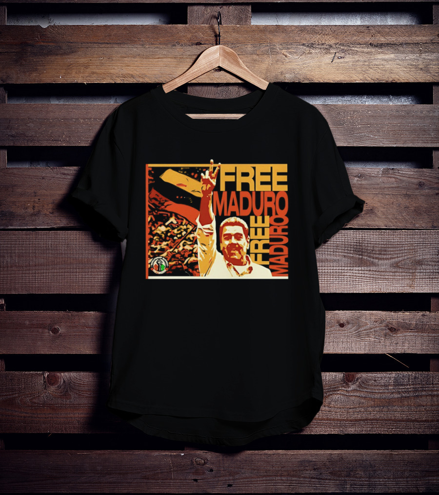 FREE MADURO Nicolas Maduro Peace Sign Protest T-Shirt