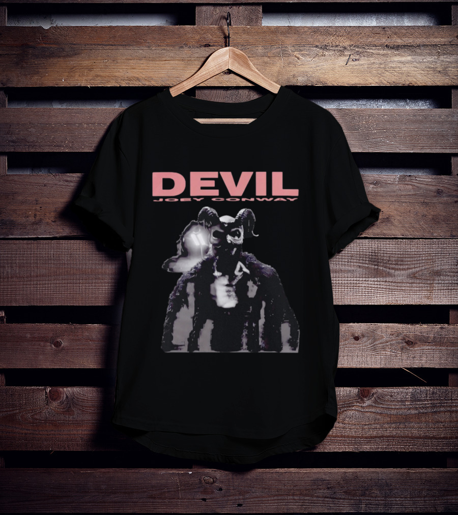 Devil Joey Conway Photographic Evidence Mysterious Horned Figure T-Shirt