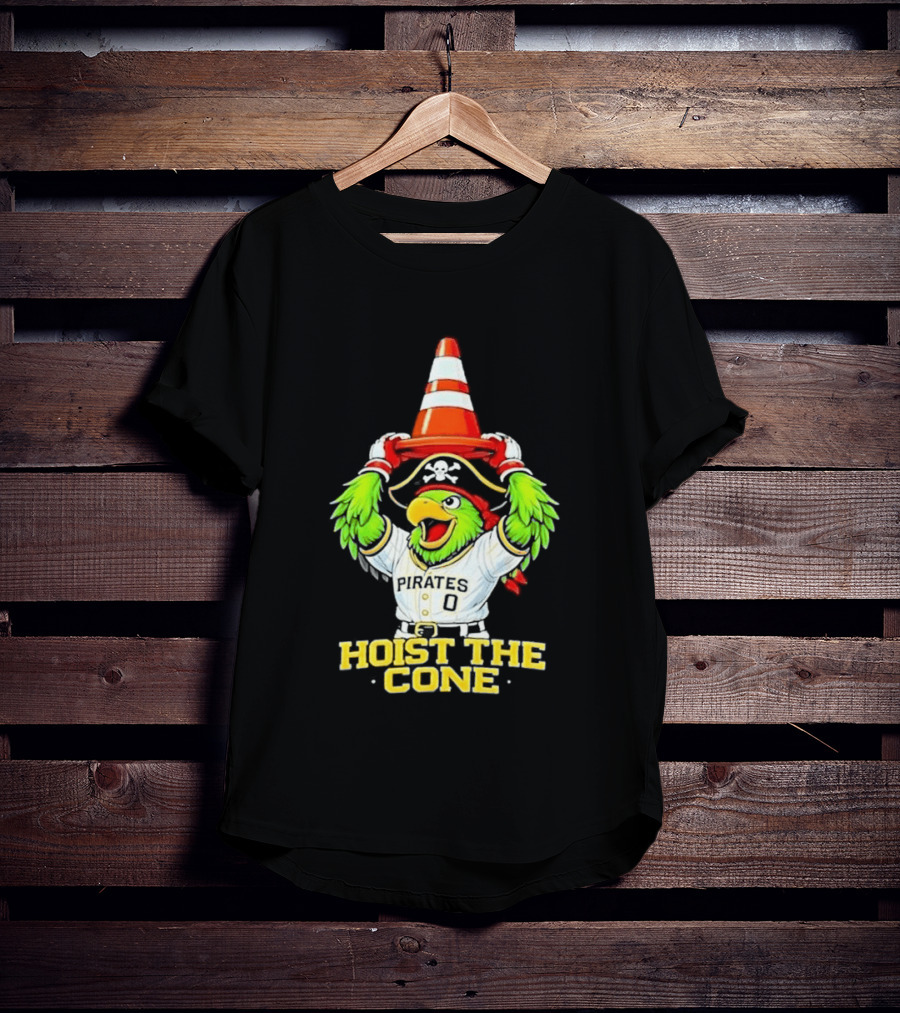 Pirate Parrot Hoist The Cone Pittsburgh Pirates Baseball 2026 T-Shirt