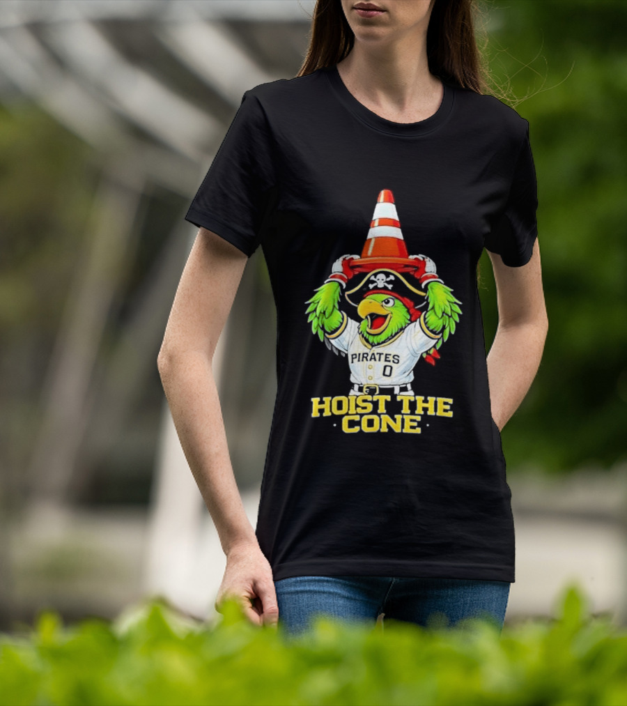 Pirate Parrot Hoist The Cone Pittsburgh Pirates Baseball 2026 T-Shirt