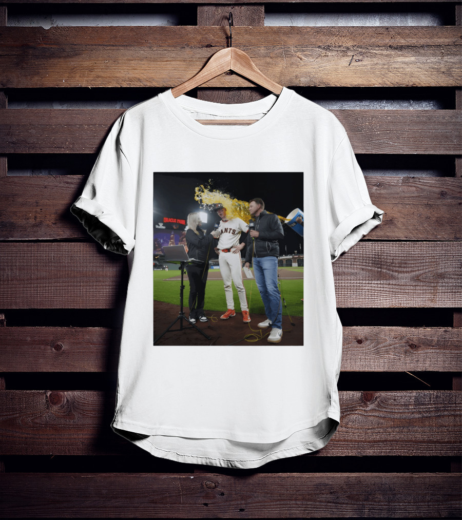Daniel Susac Interview Oracle Park San Francisco Giants Celebration Moment T-Shirt