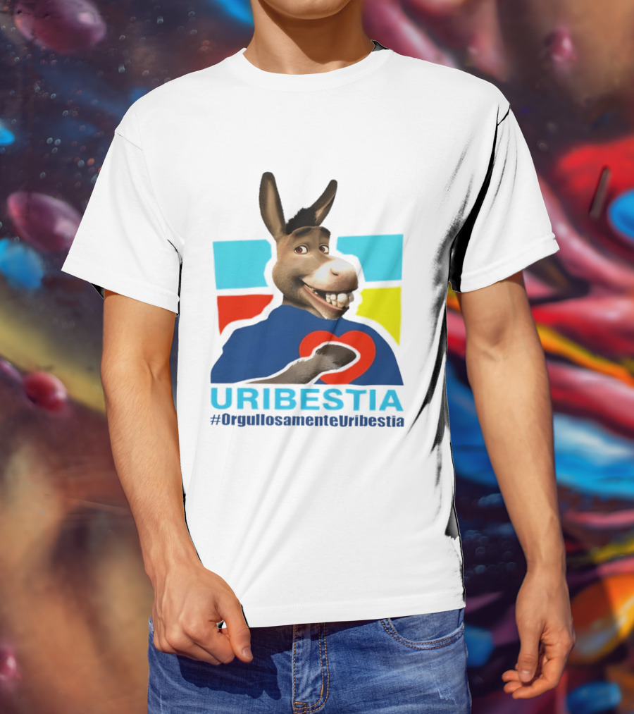 Donkey From Shrek Uribestia OrgullosamenteUribestia Hashtag T-Shirt