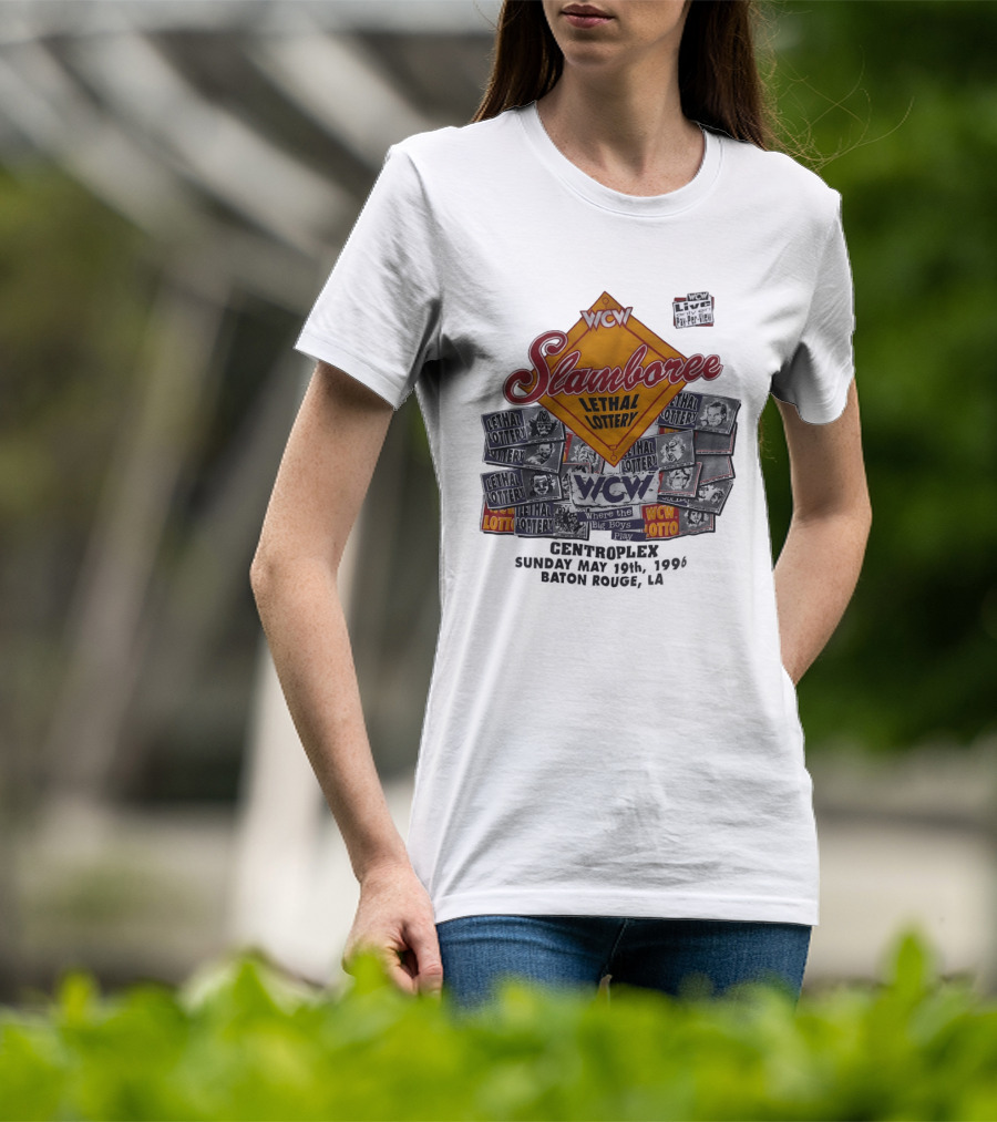 WCW Slamboree 1996 Lethal Lottery Where The Big Boys Play T-Shirt