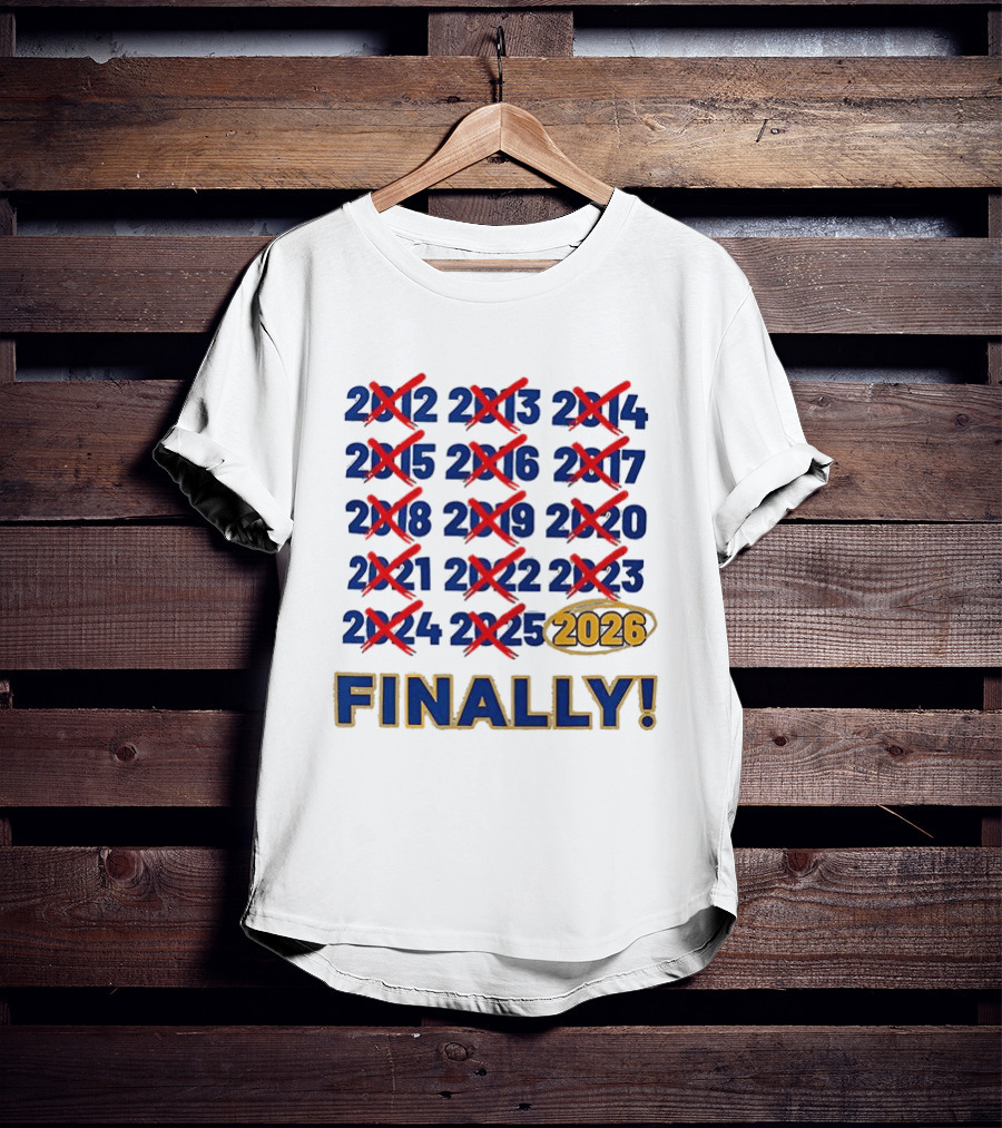 Finally 2026 Buffalo Sabres NHL T-Shirt