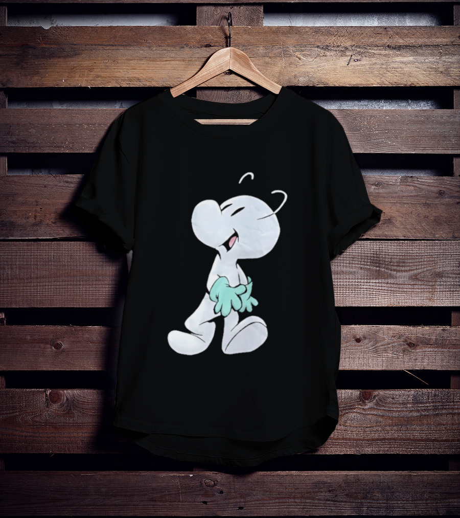 Fone Bone Character In Green Gloves Vintage Comic Style Bone Series T-Shirt