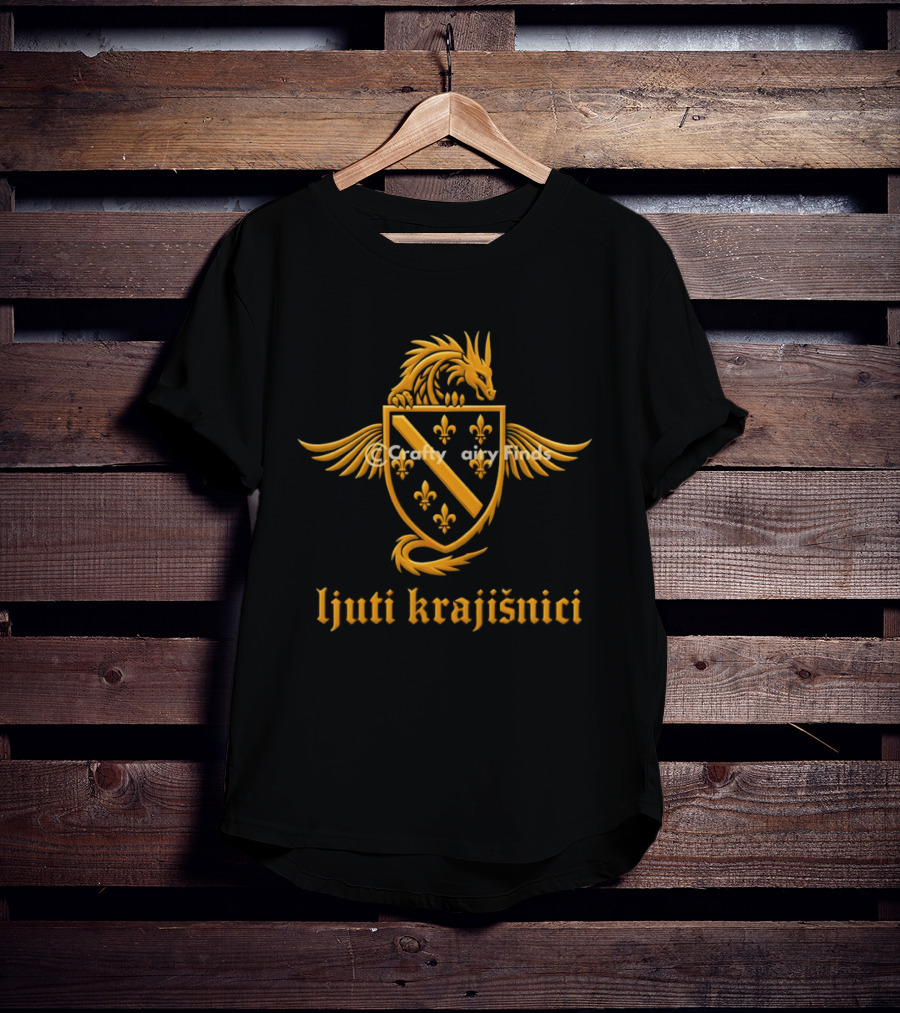 Ljuti Krajisnici Bosnia Dragon World Cup 2026 Soccer Iconic Crest T-Shirt