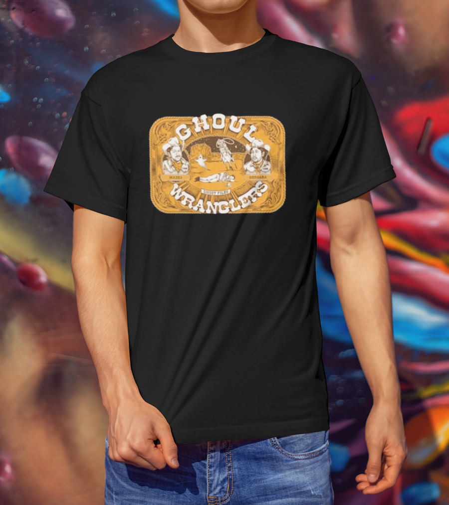 Ghost Files Ghoul Wranglers Madej Bergara Cowboy T-Shirt