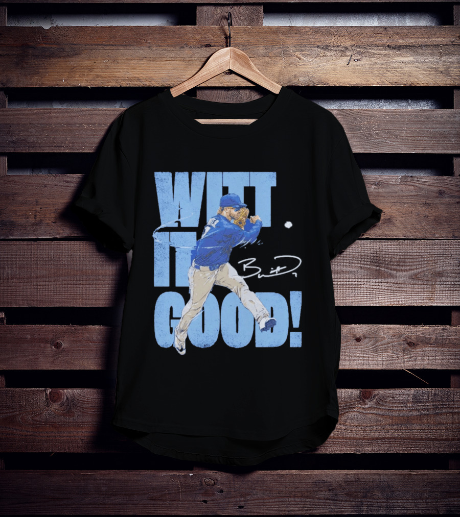 Bobby Witt Jr Kansas City Royals Witt It Good Celebrating Baseball Excellence T-Shirt