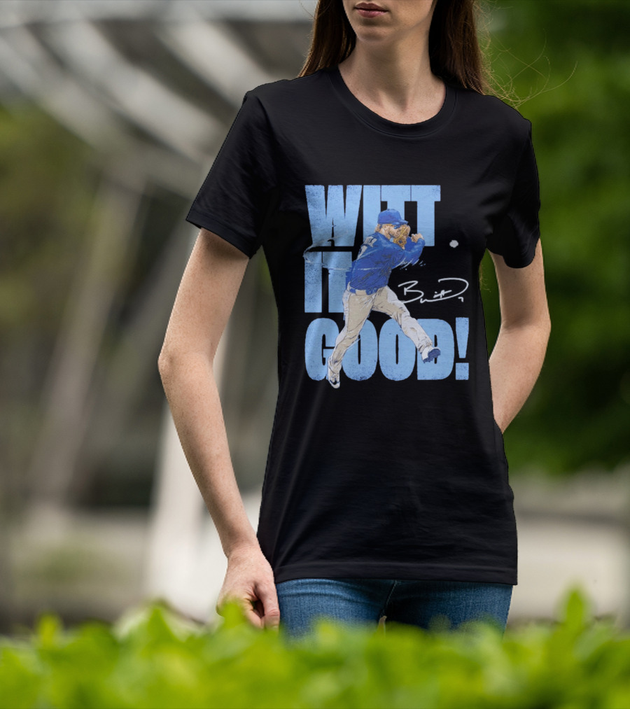 Bobby Witt Jr Kansas City Royals Witt It Good Celebrating Baseball Excellence T-Shirt