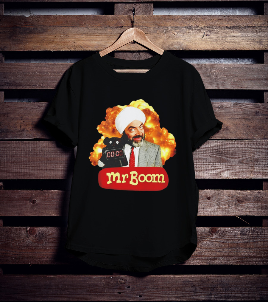 Mr Boom Meme Explosion Countdown Teddy T-Shirt