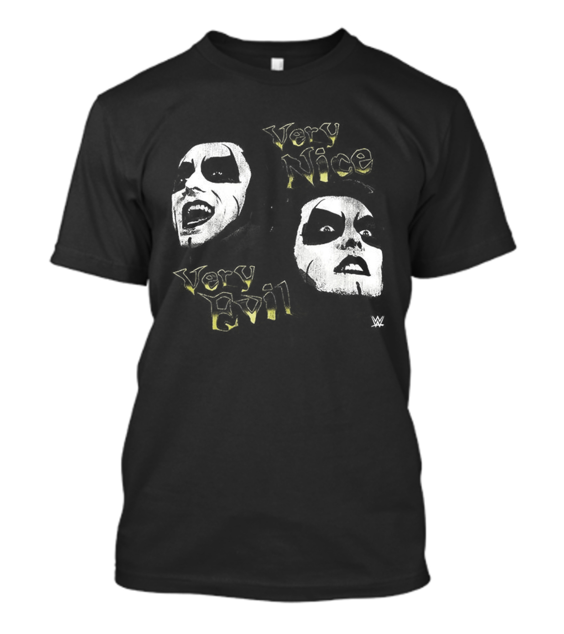 Danhausen WWE Very Nice Very Evil Grunge Face T-Shirt
