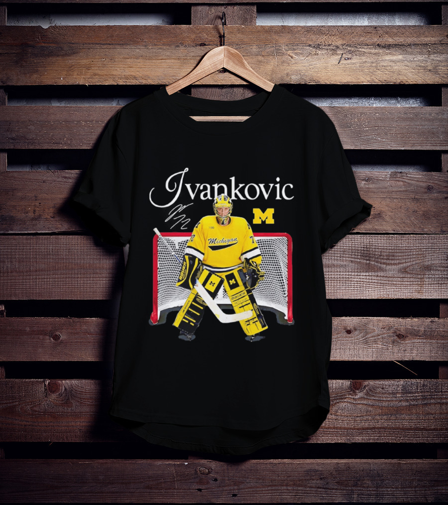 Ivankovic Michigan Wolverines Hockey 2026 T-Shirt