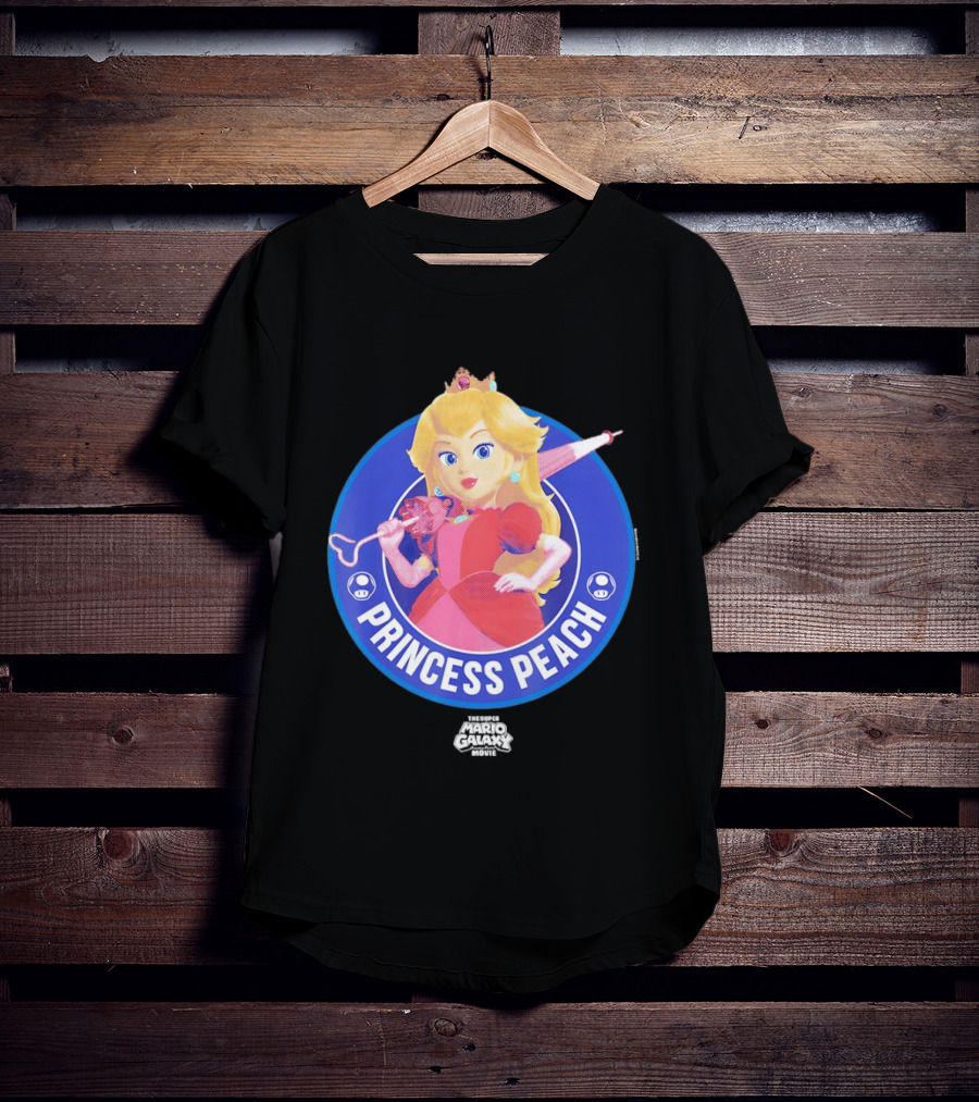 Princess Peach Super Mario Galaxy Movie Adventure T-Shirt
