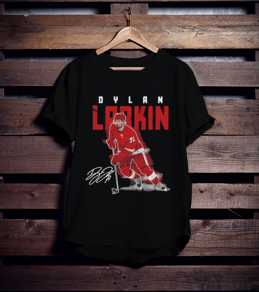 Dylan Larkin Detroit Red Wings Captain 71 T-Shirt
