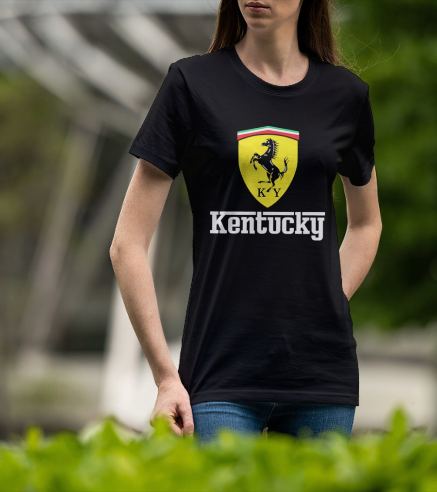 Kentucky Horsepower Ferrari T-Shirt