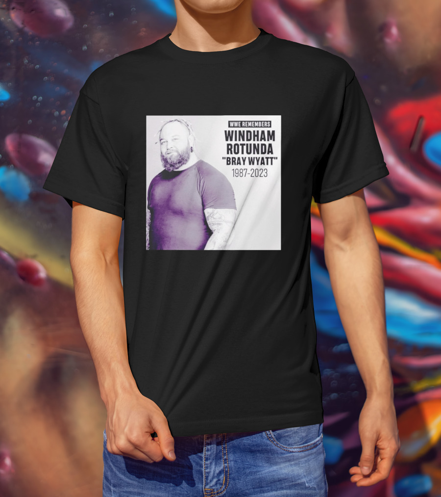 WWE Remembers Windham Rotunda Bray Wyatt 1987 2023 T-Shirt