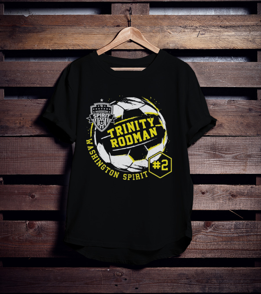 Trinity Rodman Washington Spirit Soccer Ball #2 T-Shirt