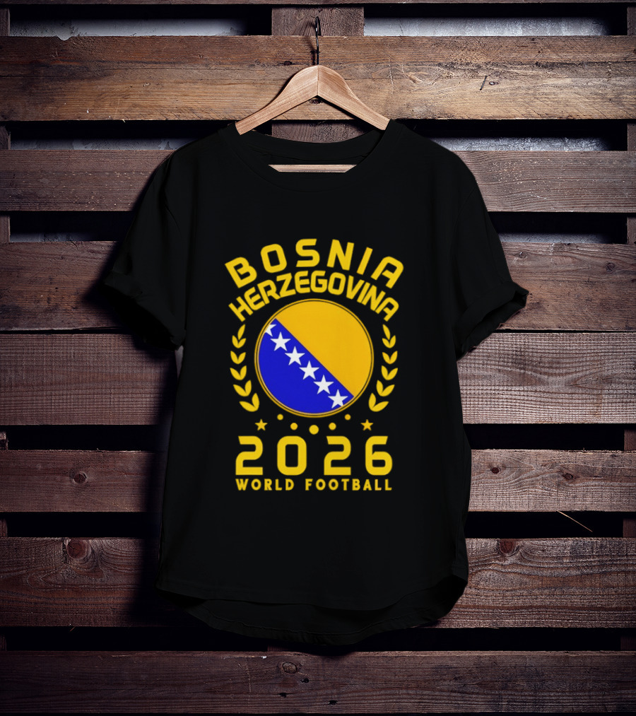 Bosnia Herzegovina World Football 2026 Supporter T-Shirt