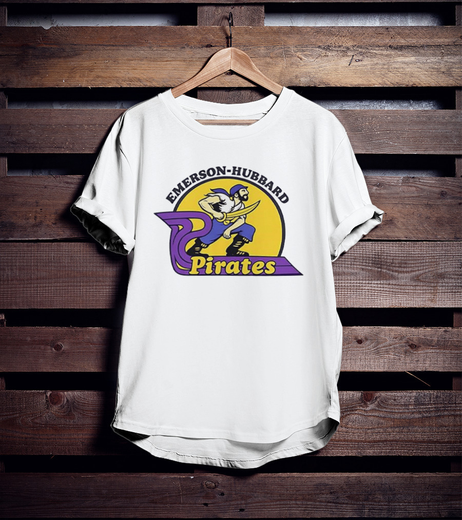Emerson Hubbard Pirates 1983 Swordsman Yellow T-Shirt