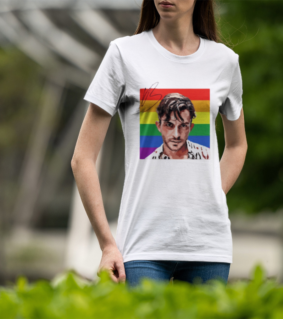 Jonathan Bailey LGBTQ+ Rainbow T-Shirt