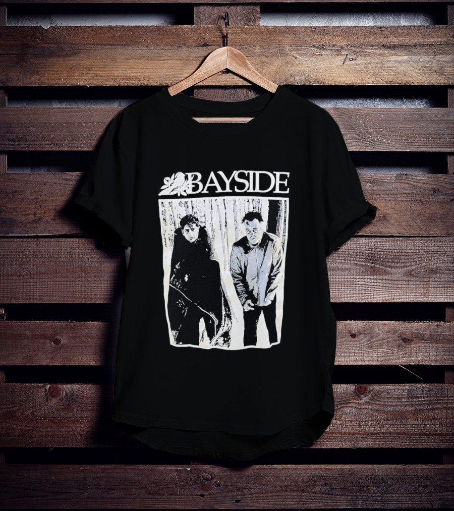 Bayside Band 25th Anniversary Black And White Image T-Shirt