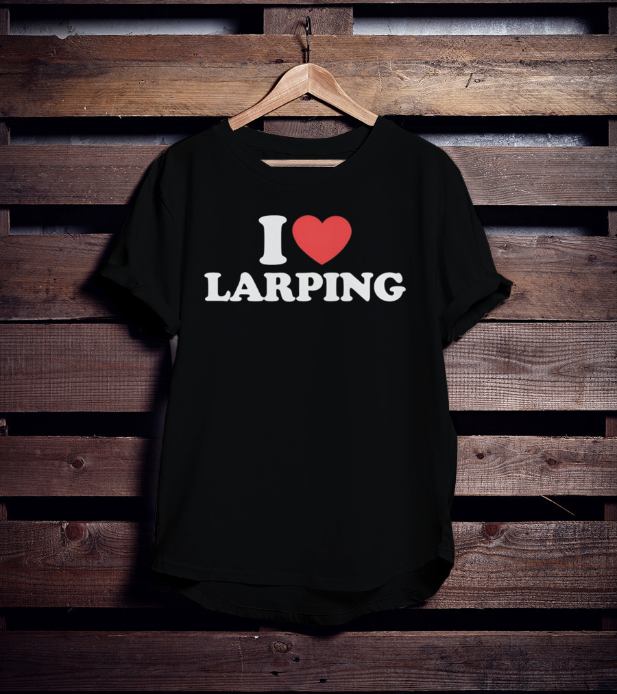 I Heart Larping Red Heart T-Shirt